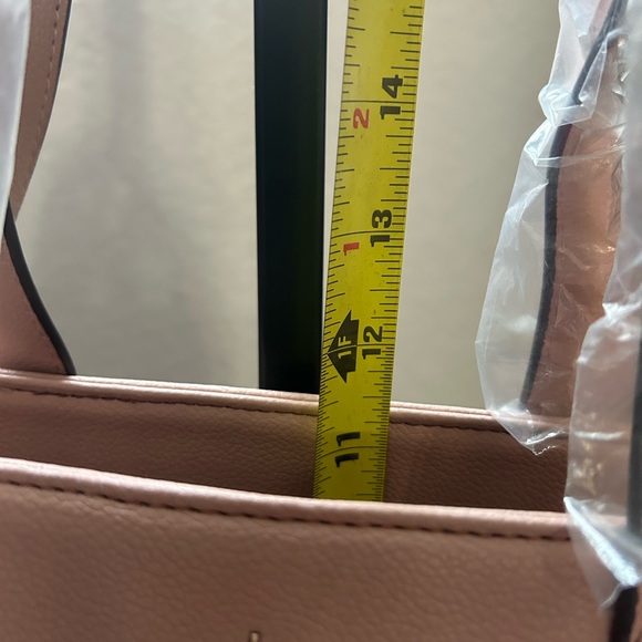 LONDON FOG Alisa Jute Straw Tote Handbag Cream Gold Tone Hardware NWT - Picture 14 of 14